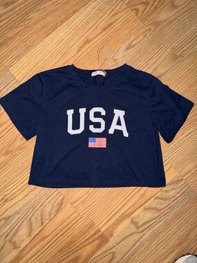 USA Graphic Navy Tee